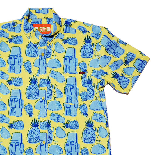 RSVLTS Nickelodeon Spongebob Square Pants "Neighborhood" – KUNUFLEX Short Sleeve Shirt (Wholesale Exclusive)