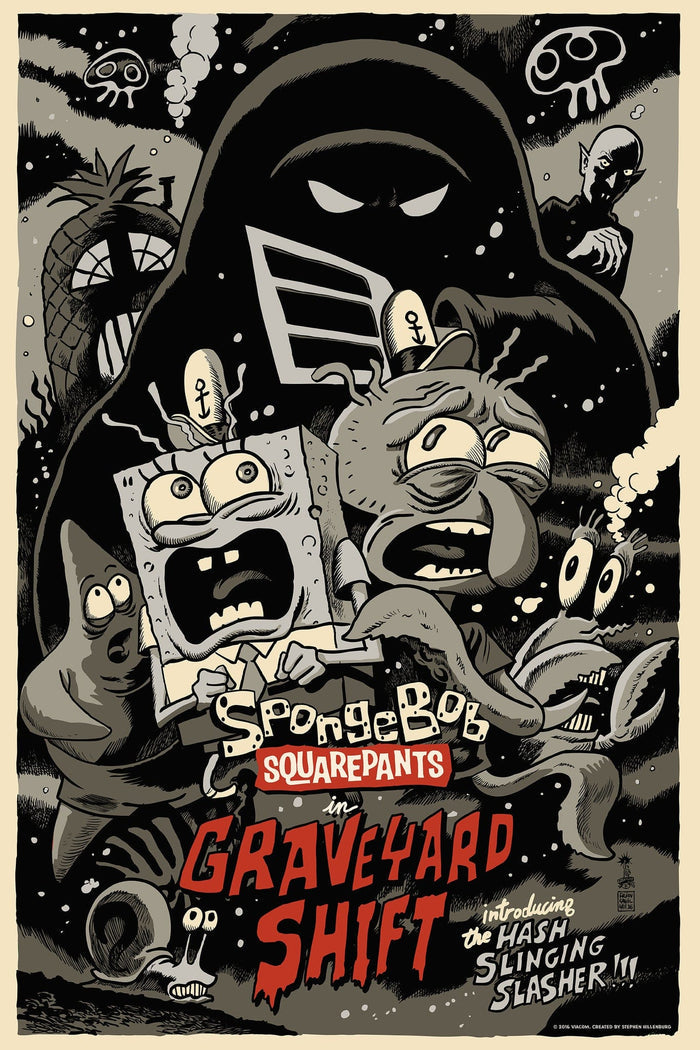 SpongeBob SquarePants in "Graveyard Shift" (Variant)