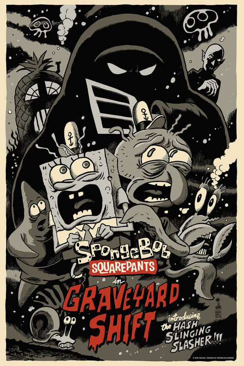 SpongeBob SquarePants in "Graveyard Shift" (Variant)