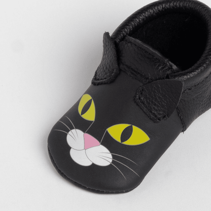 Spooky Cat City Baby Shoe City Mocc Soft Sole