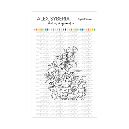 Spring Time Digital Stamp