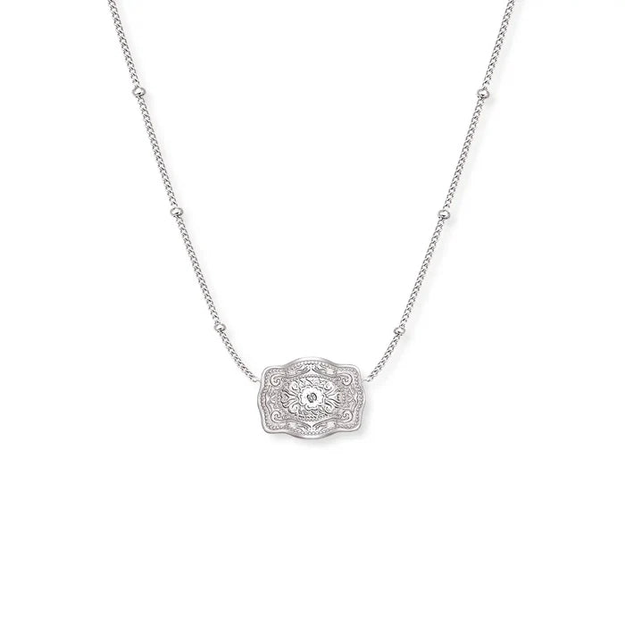 SpurWest Ultra Mini Belt Buckle Necklace Amelia Rose