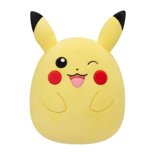 Squishmallow 10 Inch Pokemon Winking Pikachu Plush Toy - Owl & Goose Gifts