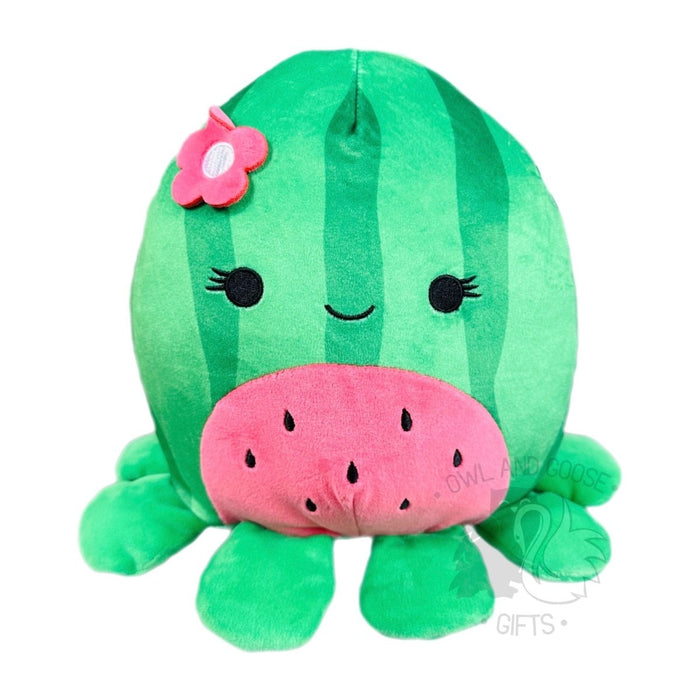 Squishmallow 12 Inch Marcella the Watermelon Octopus Plush Toy - Owl & Goose Gifts