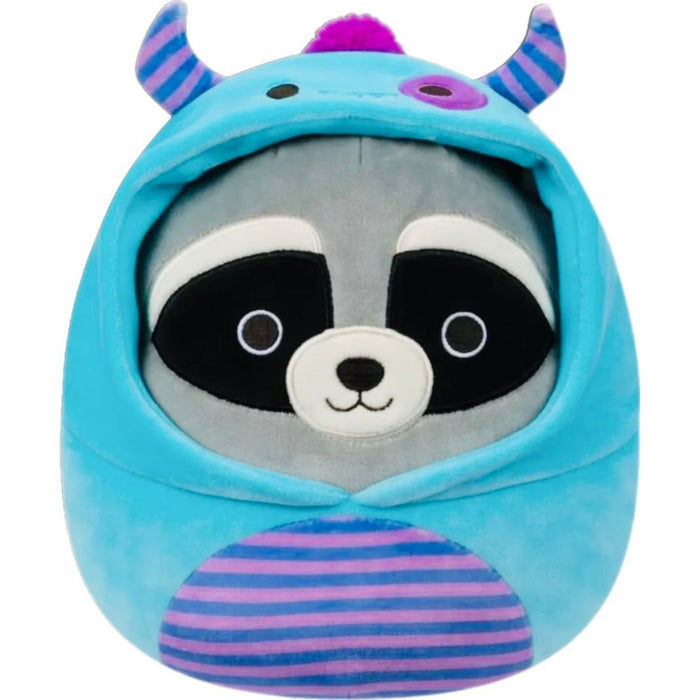 Squishmallow 12 Inch Rocky the Raccoon in Monster Costume Halloween Plush Toy - Owl & Goose Gifts