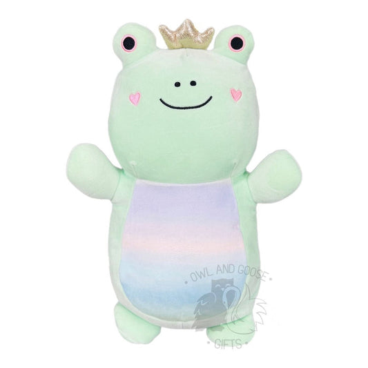Squishmallow 14 Inch Fenra the Frog Valentine Hug Mees Plush Toy - Owl & Goose Gifts