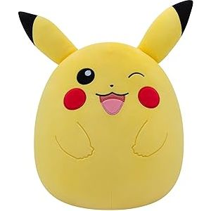 Squishmallow 20 Inch Pokemon Winking Pikachu Plush Toy - Owl & Goose Gifts