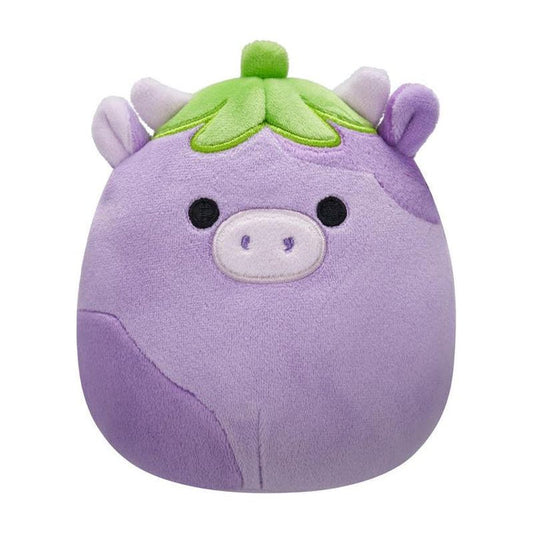 Squishmallow 5 Inch Frederick the Eggplant Cow Plush Toy
