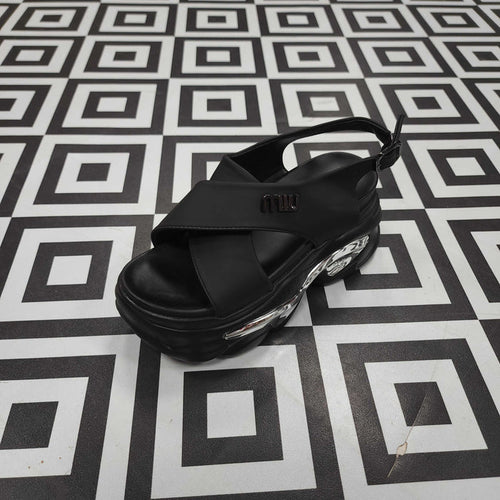 SRJ-060 BLACK - Maha fashions -  Women Footwear