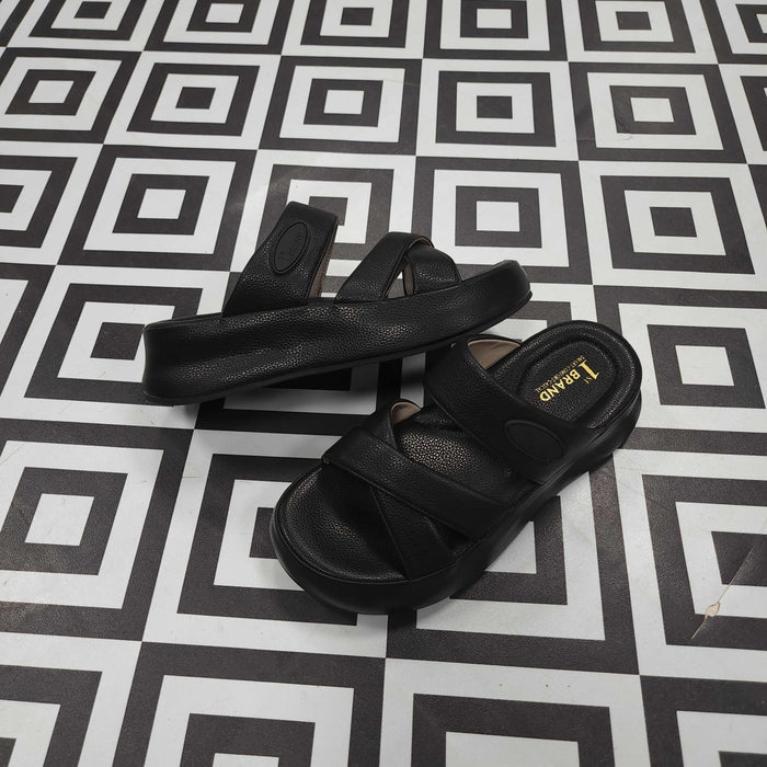 SRJ-061 BLACK - Maha fashions -  Women Footwear