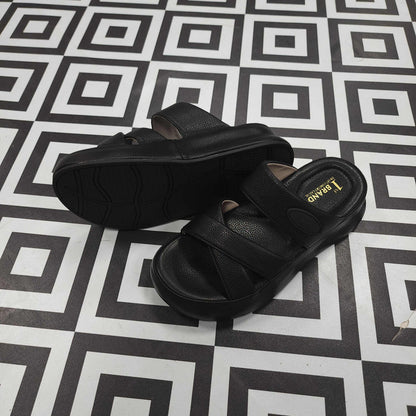 SRJ-061 BLACK - Maha fashions -  Women Footwear
