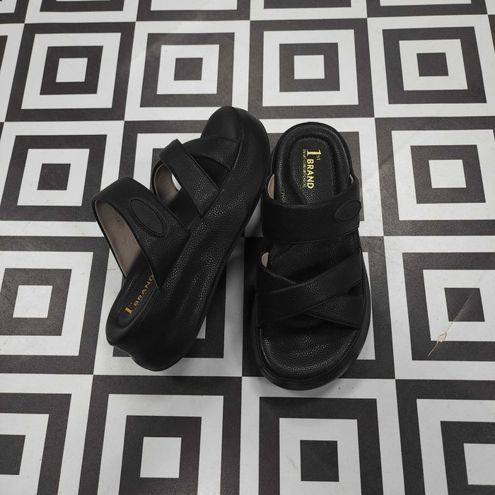SRJ-061 BLACK - Maha fashions -  Women Footwear