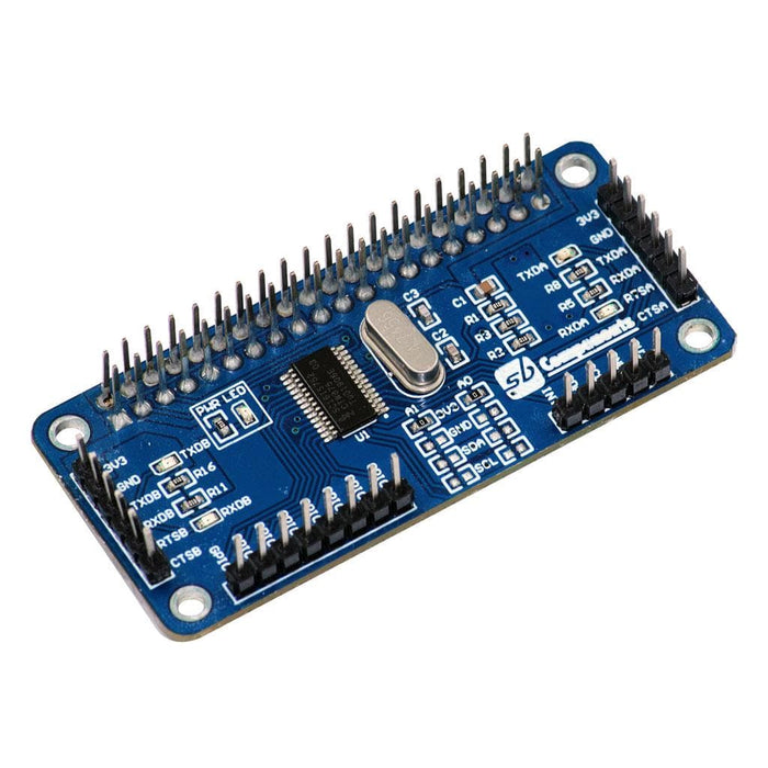 Stackable Serial Expansion HAT [Discontinued] by SBC - The Pi Hut