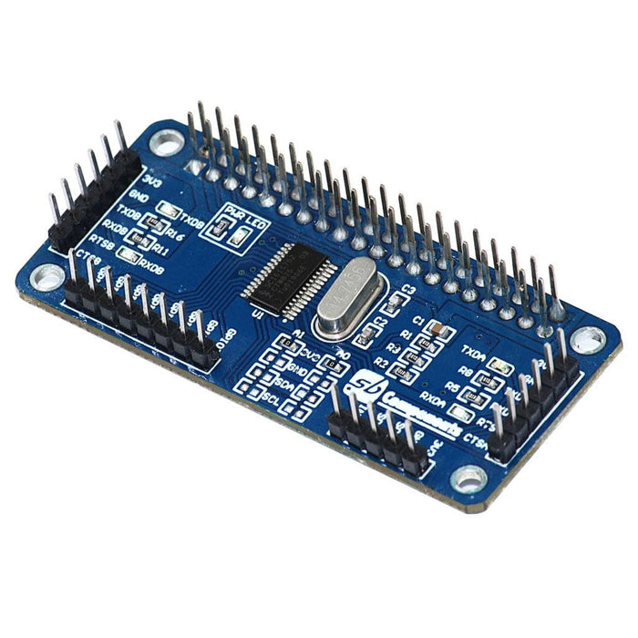 Stackable Serial Expansion HAT [Discontinued] by SBC - The Pi Hut