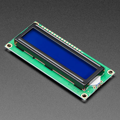Standard LCD 16x2 + extras (white on blue) by Adafruit - The Pi Hut