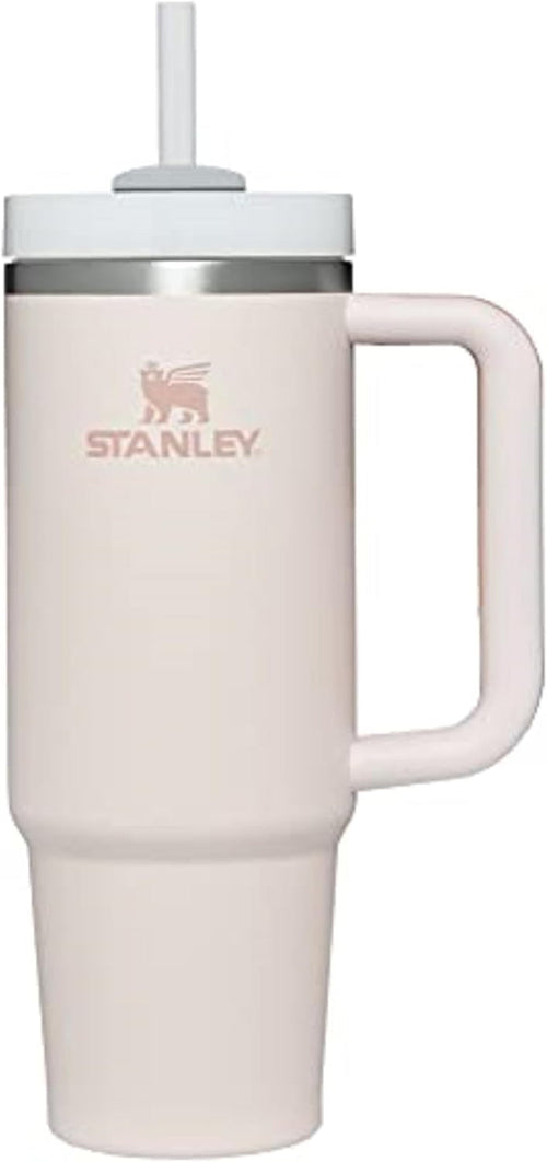 STANLEY Quencher H2.0 FlowState Stainless Steel Vacuum Insulated Tumbler With Lid Rose Quartz 30oz