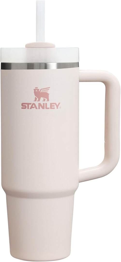 Stanley Quencher H2.0 FlowState Stainless Steel Vacuum Insulated Tumbler With Lid And Straw Rose Quartz 2.0 30oz