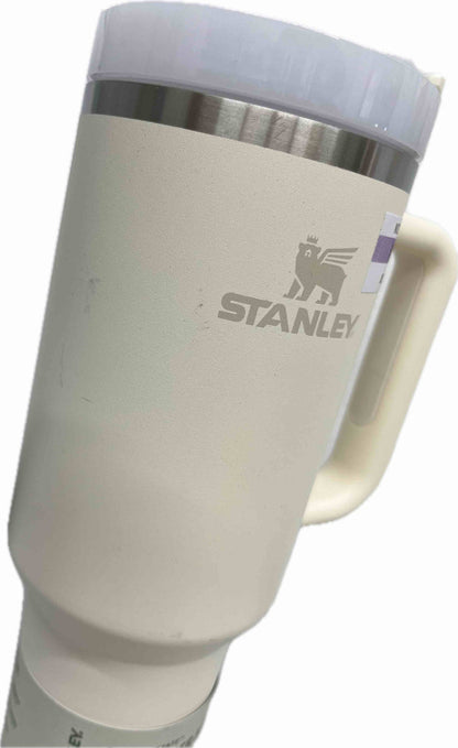 Stanley Quencher H2.0 Tumbler With Handle And Straw Cream 2.0 40oz