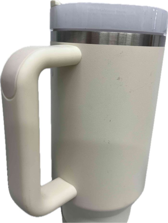 Stanley Quencher H2.0 Tumbler With Handle And Straw Cream 2.0 40oz