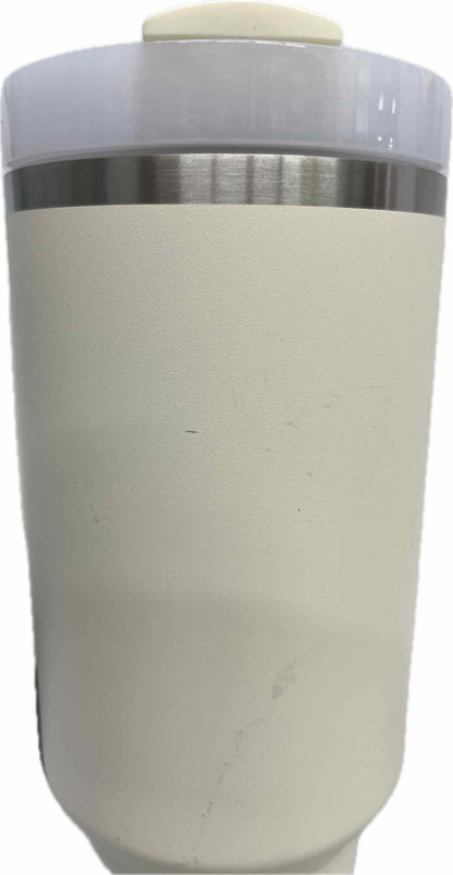 Stanley Quencher H2.0 Tumbler With Handle And Straw Cream 2.0 40oz