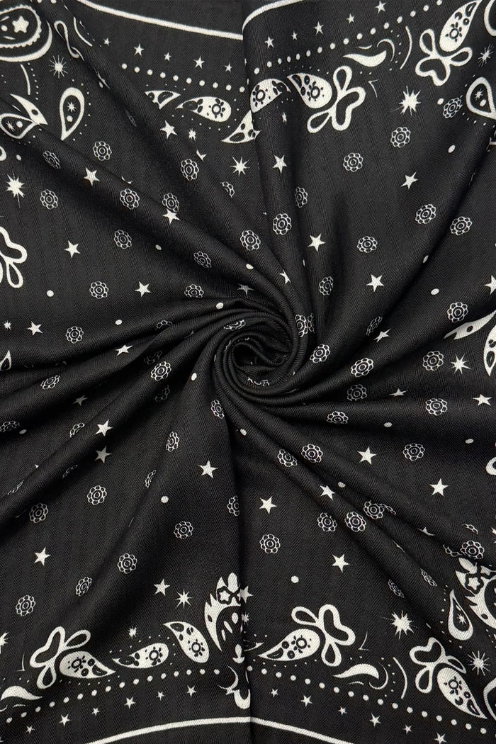 Star Black Wildrag Bandana