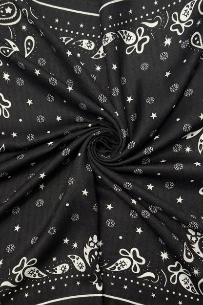 Star Black Wildrag Bandana