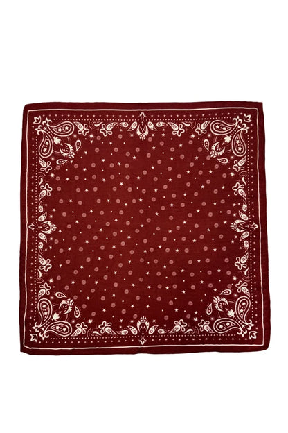 Star Burgundy Wildrag Bandana
