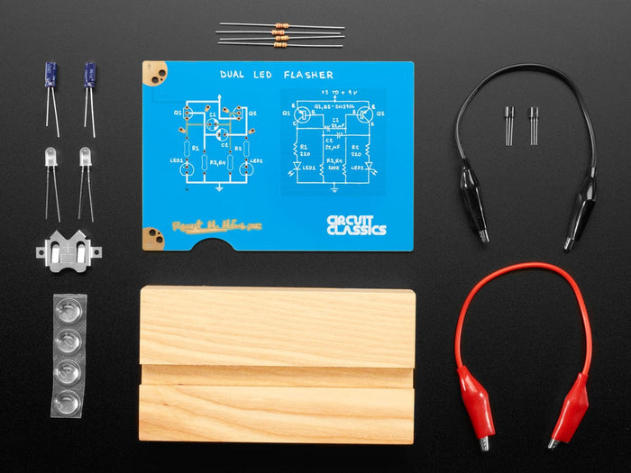 Star Simpson's Circuit Classics - Dual LED Flasher Kit [Discontinued] by Circuit Classics - The Pi Hut