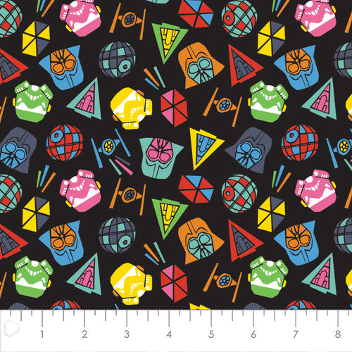 Star Wars Icons Tossed Fabric, Camelot