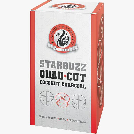 Starbuzz Quad Cut Coconut Charcoal -112 Pcs (Wholesale)