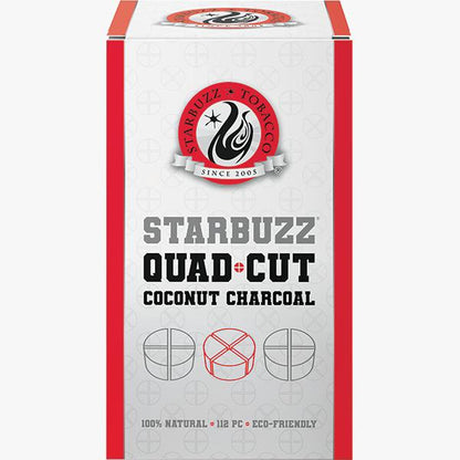 Starbuzz Quad Cut Coconut Charcoal -112 Pcs (Wholesale)