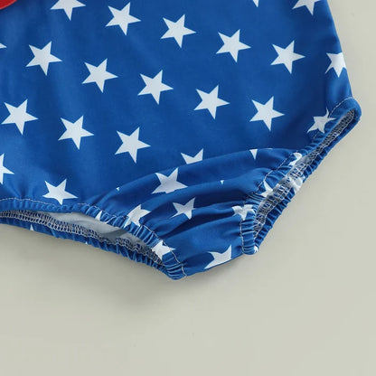 STARS & STRIPES Asymmetric Swimsuit