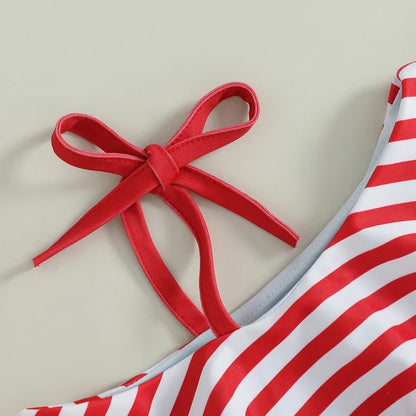 STARS & STRIPES Asymmetric Swimsuit