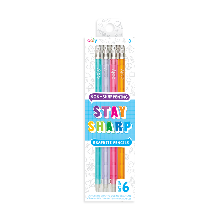 OOLY Stay Sharp Graphite Pencils in new packaging.