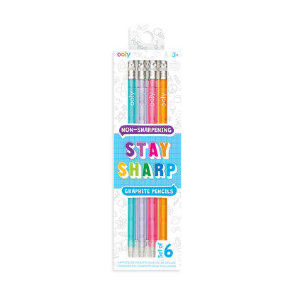 OOLY Stay Sharp Graphite Pencils in new packaging.