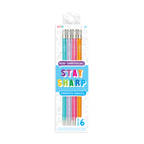 OOLY Stay Sharp Graphite Pencils in new packaging.