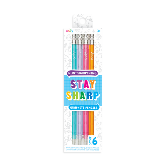 OOLY Stay Sharp Graphite Pencils in new packaging.