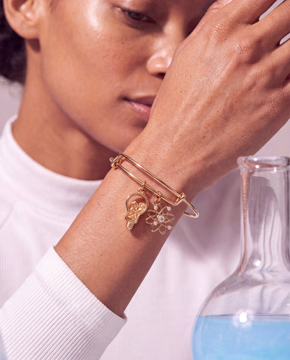 STEM Shaker Lightbulb Charm Bangle