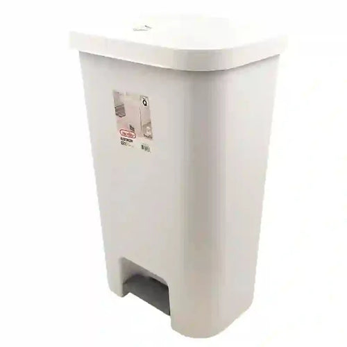 Sterilite, Step Bin White (11.9g)-07314910698 Pie's Variety Store