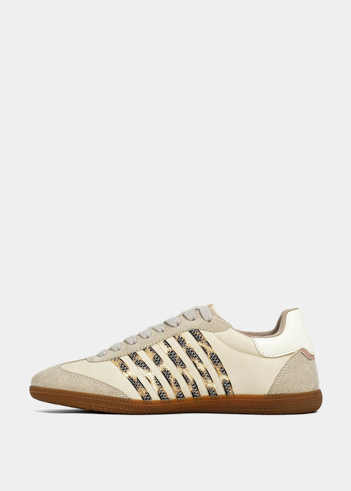 Stevie Sneaker - Beige Leopard