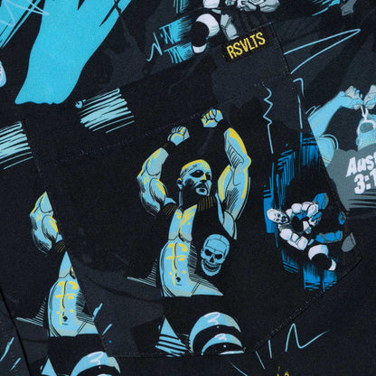 RSVLTS WWE Short Sleeve Shirt Stone Cold 3:16 Day "The Bottom Line" – KUNUFLEX Short Sleeve Shirt