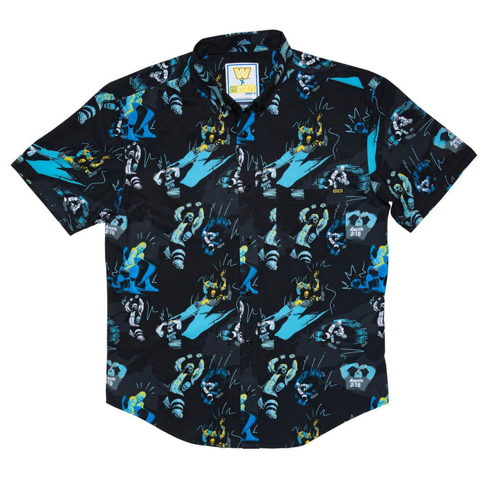 RSVLTS WWE Short Sleeve Shirt Stone Cold 3:16 Day "The Bottom Line" – KUNUFLEX Short Sleeve Shirt