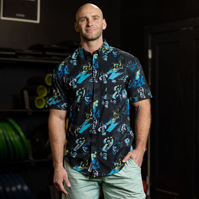 RSVLTS WWE Short Sleeve Shirt Stone Cold 3:16 Day "The Bottom Line" – KUNUFLEX Short Sleeve Shirt