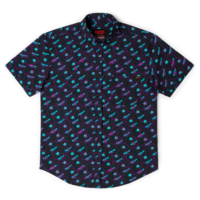 RSVLTS Stranger Things Short Sleeve Shirt Stranger Things "Battle of Starcourt" – KUNUFLEX Short Sleeve Shirt Stranger Things "Battle of Starcourt" – KUNUFLEX Short Sleeve Shirt