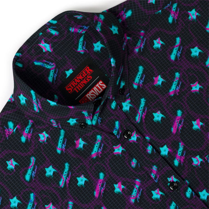RSVLTS Stranger Things Short Sleeve Shirt Stranger Things "Battle of Starcourt" – KUNUFLEX Short Sleeve Shirt Stranger Things "Battle of Starcourt" – KUNUFLEX Short Sleeve Shirt