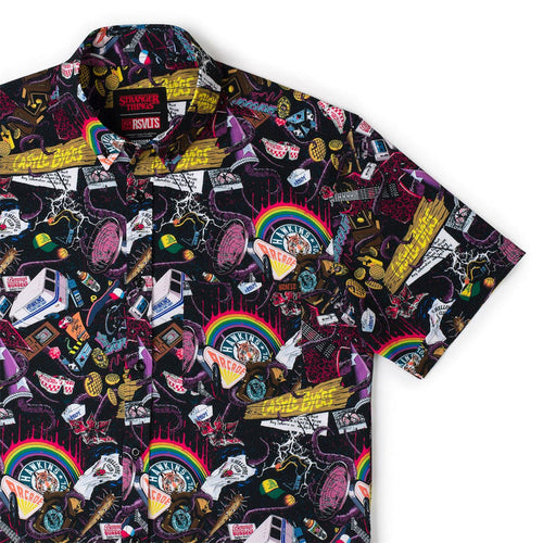 RSVLTS XS Stranger Things Short Sleeve Shirt Stranger Things "Dimensions Collide" – KUNUFLEX Short Sleeve Shirt Stranger Things "Dimensions Collide" – KUNUFLEX Short Sleeve Shirt