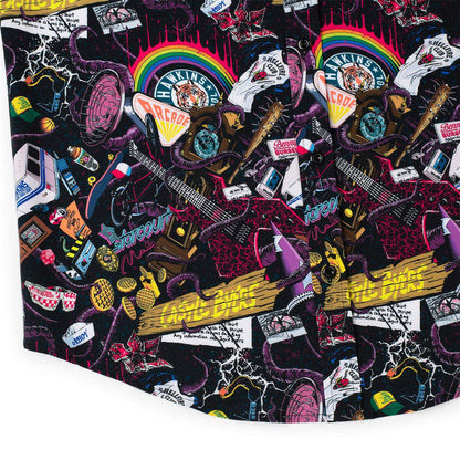 RSVLTS Stranger Things Short Sleeve Shirt Stranger Things "Dimensions Collide" – KUNUFLEX Short Sleeve Shirt Stranger Things "Dimensions Collide" – KUNUFLEX Short Sleeve Shirt