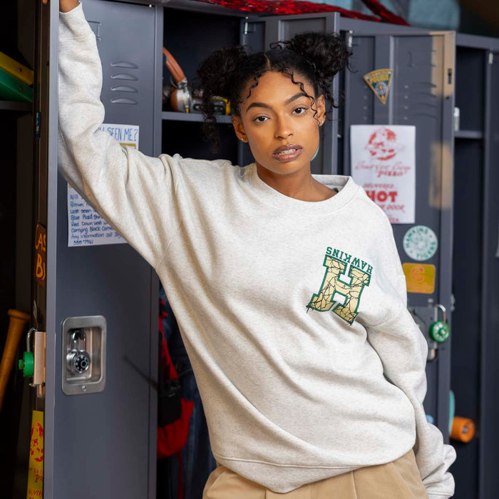 RSVLTS Stranger Things Crew Sweatshirt Stranger Things "Gimme an H!" – Crewneck Sweatshirt Stranger Things "Gimme an H!" – Crewneck Sweatshirt