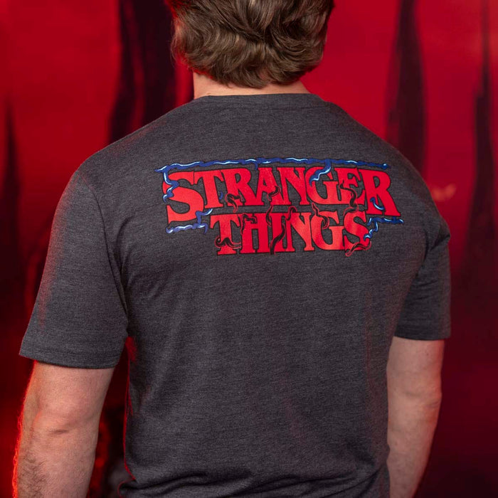 RSVLTS Stranger Things Crewneck T-shirt Stranger Things "Hawkins, Indiana" – Crewneck Tee Stranger Things "Hawkins, Indiana" – Crewneck Tee