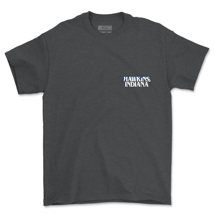RSVLTS XS Stranger Things Crewneck T-shirt Stranger Things "Hawkins, Indiana" – Crewneck Tee Stranger Things "Hawkins, Indiana" – Crewneck Tee